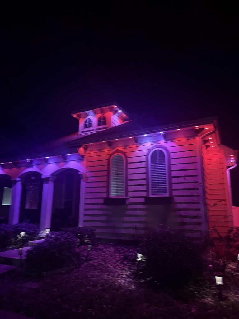 Color-Changing Permanent Lights β Dallas, TX