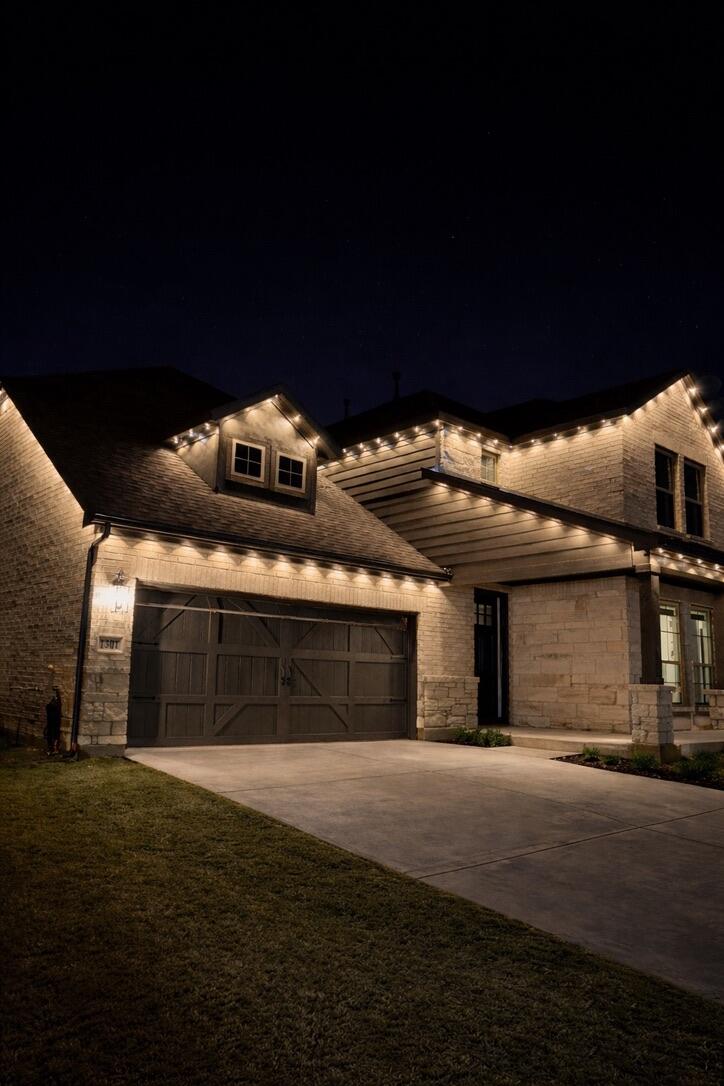 Warm White Permanent Eaves β Celina, TX